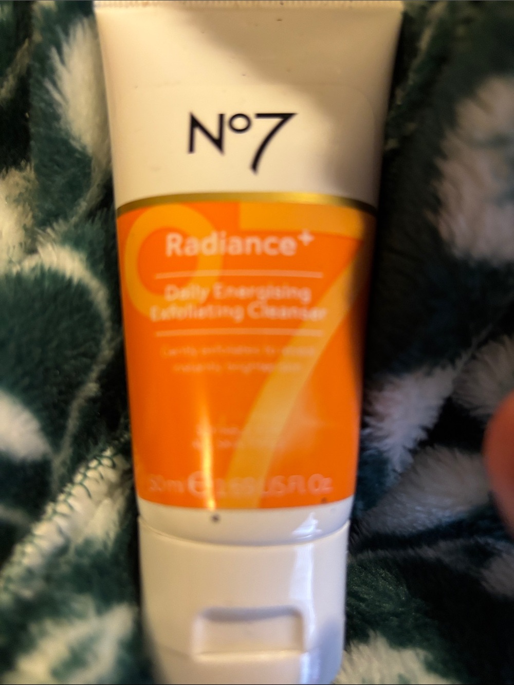 No7 Radiance+ Daily Energising Exfoliating Cleanser — Orange